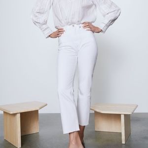 ZARA HW KICK JEANS